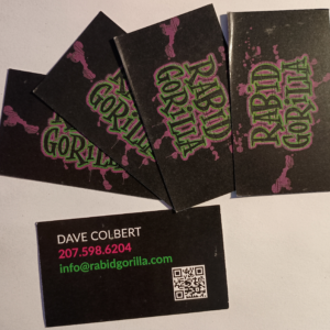 Rabid Gorilla Business Cards